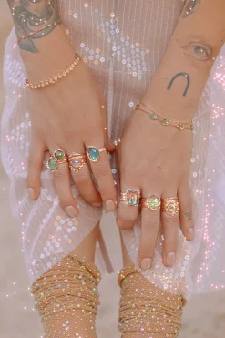 Trailing Diamond Stacking Band